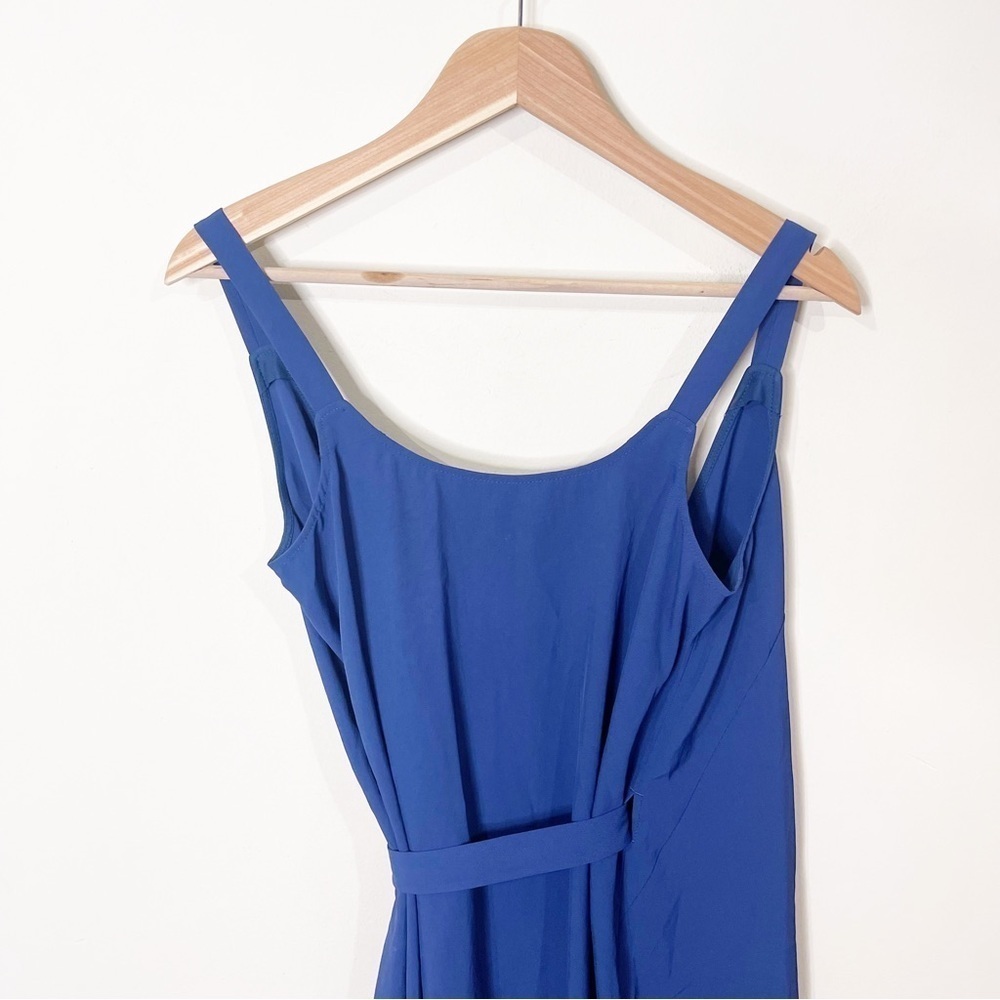 Everlane Royal Blue The Japanese GoWeave Tank Wrap Dress Size 0 US - Picture 5 of 7